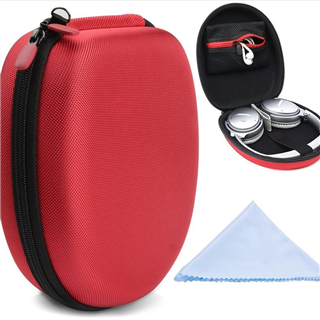 Waterproof Stereo Bluetooth Speaker Eva Headphone Travel Case Hard Bag